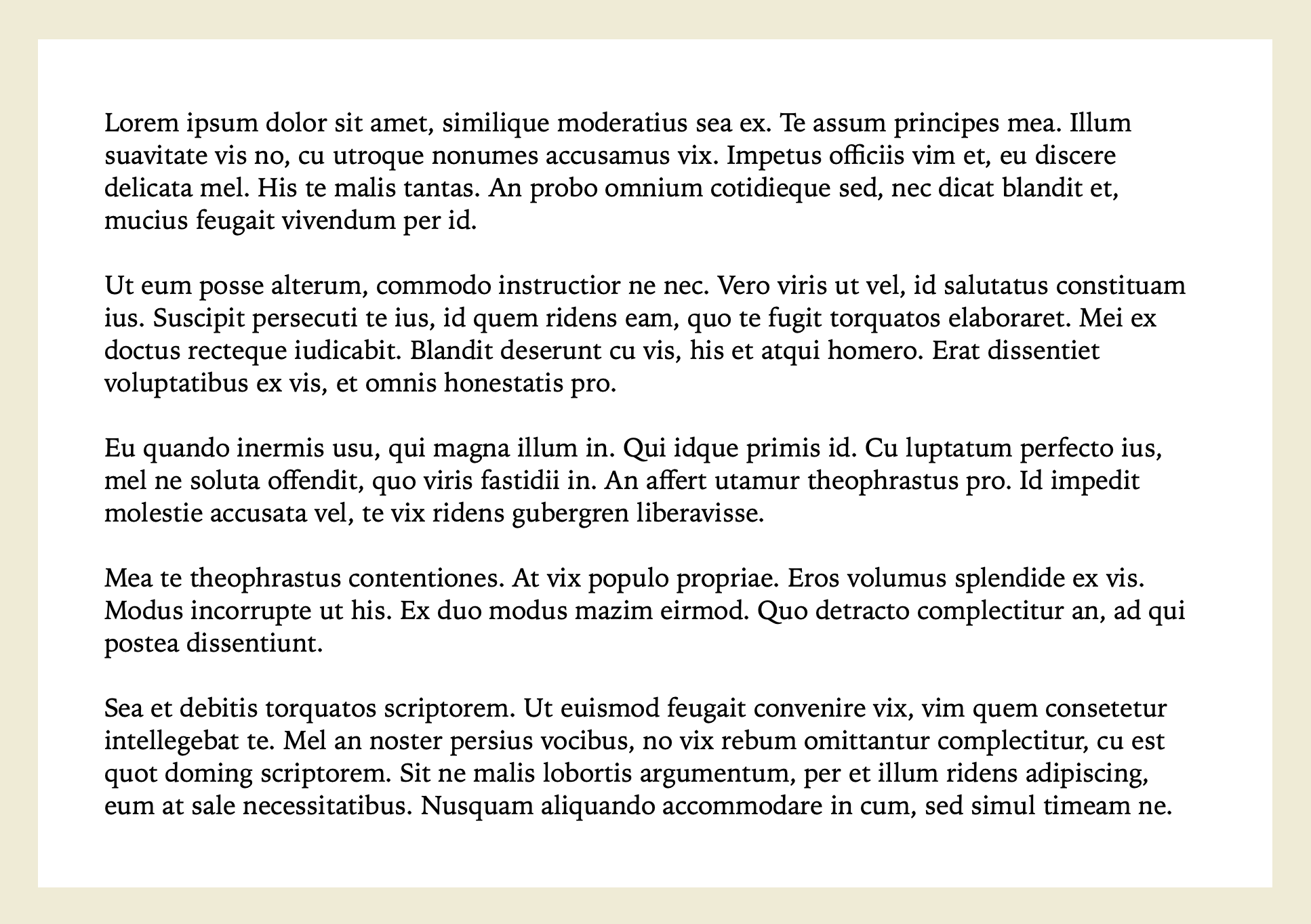 The same demo, without any guides, now seeing the clean text, and seeing that the space above & below the text, and the space on the sides is the same amount.